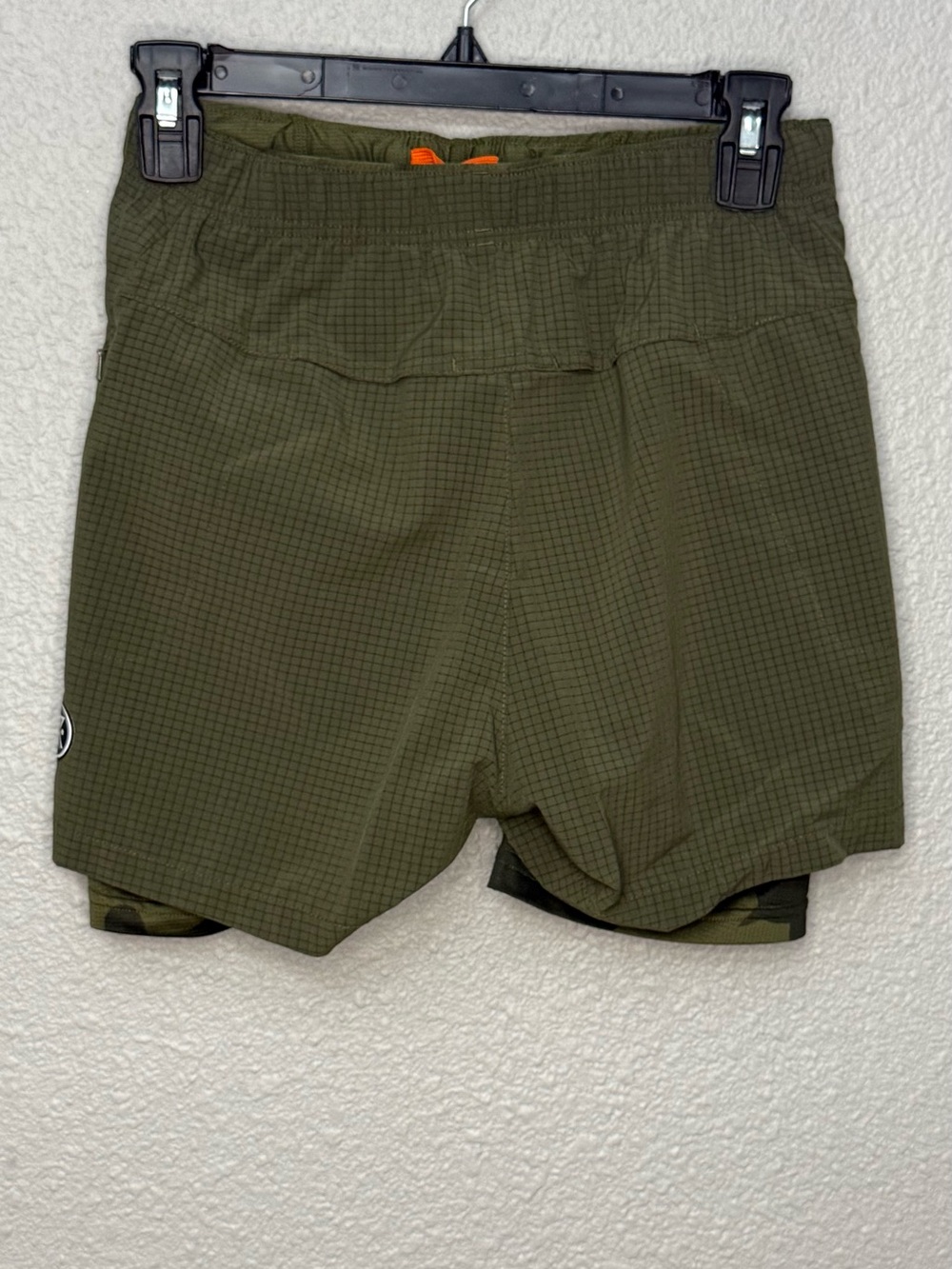 Roark | Bommer 3.5” Running Shorts | Olive Green | Size XS - Picture 4 of 6